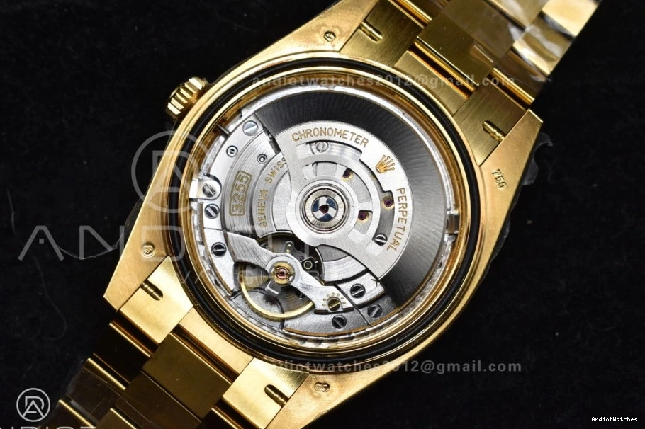 ARF 1:1 228238 YG Gold Bracelet Sustainable Date Best Edition Day Weight) 40 President Dial 654 VR3255 Crystal On (Gain 1001